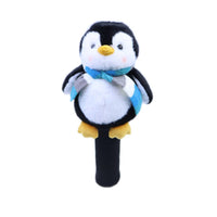 Stuffed Penguin Headcover Black and White Driver Cover Headcover Yellow Beak