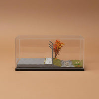 1:64 Scale Diorama Alloy Railroad Scenery Model Realistic Tree Model for Desk