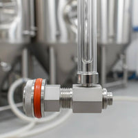 Quartz Tube Keg Sight Glass Food Grade Weldless Sight Glass High Temp for Home Brewers