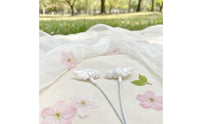 Angel Wing Earphone Decorations Cute Earbud Decorations with Wings Wired Earphone Accessory 3D Sculpted for Teens, Photoshoots