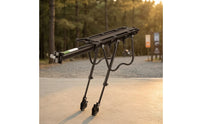Cylindrical Bike Rack with Quick Release Clamp Reflective Bike Rack with Quick-Release Long-Lasting Sturdy for Commuters