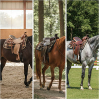 Horse Saddle Pad Comfortable Quilted Saddle Pad Long-Lasting Premium for Riders, Horseback Riding, Training
