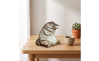 Crocodile Figurine Resin Crocodile Ornament Alligator Figurine Miniature Decor Textured for Collectors, Desk, Bookshelf