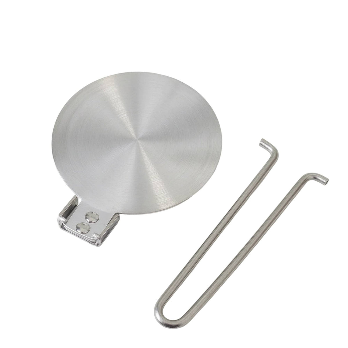 with Foldable Handle Round Gas Cooktop Converter Disk Simmer Plate for Coffee Percolator Pot