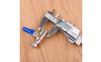 Threaded Valve Connector Quarter-Turn Valve with Lever Handle No Leakage Easy to Open and Close for Plumbers, Plumbing