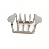 Toast Rack Stainless Steel Toast Holder Mirror-Polished Bread Holder for Breakfast, Kitchen Countertop, Cafes