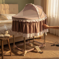 Automatic Baby Swing Bed Adjustable Speed Nursery Furniture for Living Room