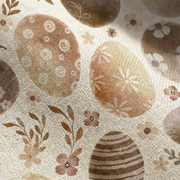 4 x Easter Placemats Heat-Insulating Hare Illustration Place Mats Washable Easter Egg Table Mats for Holiday Decorators, Homeowners, Kitchen, Family Gathering