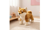Akita Inu Stuffed Toy Soft Akita Dog Stuffed Toy Standing for Bedroom Decor
