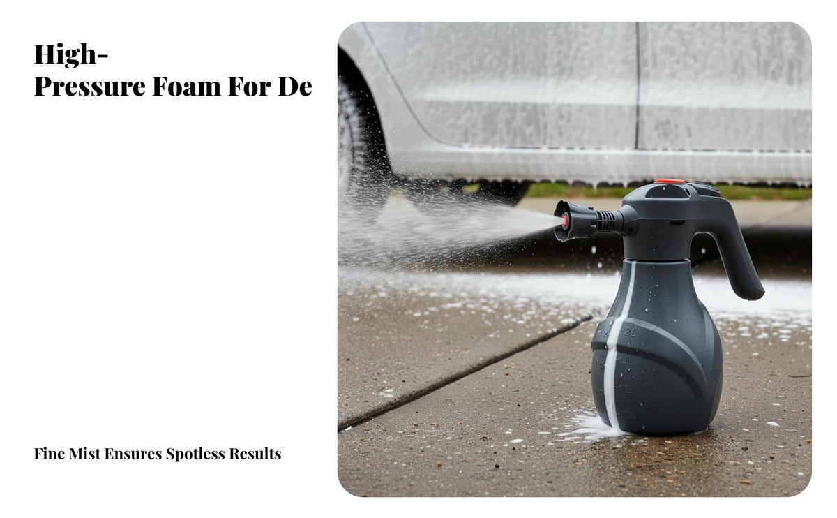 Cordless Car Wash Foam Dispenser Portable Electric Foam Sprayers Adjustable for Gardeners, Homeowners, Gardening, Garage
