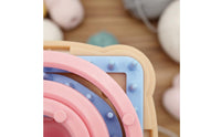 Gift Ready DIY Yarn Flower Tool Sturdy Plastic Flower Loom Lightweight Square Loom for School