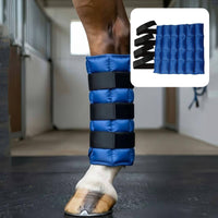 Equine Refrigerated Pack Boot Horse Leg Ice Boot Soft Flexible Horse Cold Compress Wrap After Exercise Exercise