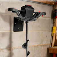 Ice Fishing Auger Holder Sturdy Wall Mounted Tool Hanger Space Saving Wall Mount Tool Rack for Gardeners, Workshop, Basement