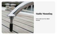Stainless Steel Boat Handle Sturdy Construction Stainless Steel Handrail Aquatic Grab Rail Robust Duty Boat Grab Handle for RV
