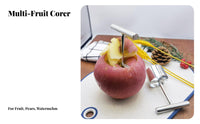 Anti-Rust Apple Corer Easy to Clean Pear Core Remover Long-Lasting for Food Prep, Cooking, Baking