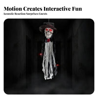 Spooky craniumFaced Specter Decoration Draping Lightilluminated   Specter for Hallway