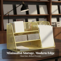 Vinyl Storage Rack Easy Reach Accessible Design CD Storage Shelf
