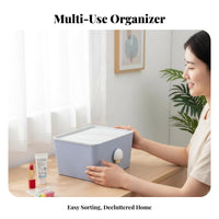 Stackable Lidded Container With Lids Lidded Tote Set Space-Saving for Homeowners