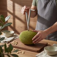 Jackfruit Cutter T-Shaped Handle Stainless Steel Jackfruit Cutter Kitchen Helper