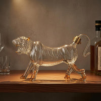 Animal-Glass Bottle Clear Glass Stopper Bottle Barware