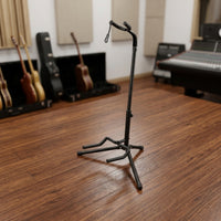 Height-Adjustable Guitar Stand Tripod Guitar Stand with Padding Portable Safeguarding for Guitarists, Musicians, Stage