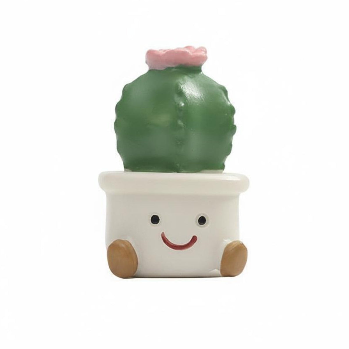 Car Dashboard Decor Compact Size Cute Potted Plant Doll Colorful Small Bloom Pot Figurine