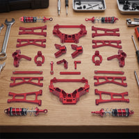 RC Car Upgrade Kit CNC Machined RC Linkage Arms Damping Parts for Hobbyists