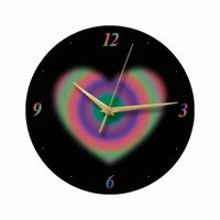 Round Wall Clock Dot Indicators Home Decor