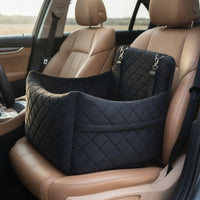 Dog Seat with Leash Padded Car Dog Bed with Leashes Cozy for Cats, Pet Hospital Visits