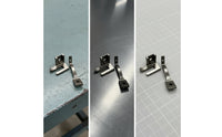 2 Pieces Stitching Apparatus Presser Feet Universal Stitching Apparatus Feet Silver Toned Hardware for Hobbyists
