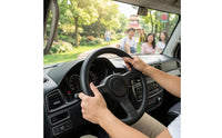 Central Hub Sightseeing Vehicle Steering Wheel Round Circular Rim Patrol Vehicle Steering Wheel