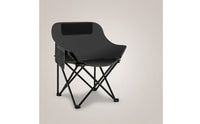 Foldable Moon Chair with Side Pocket Portable Camping Moon Chair Long-Lasting Furniture Sturdy for Fishing