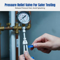 Household Water Pressure Gauge, Shockproof, MPa Scale, Fits Pipeline, Floor Heating, Toilet, Water Purifier