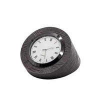 Light Luxury Design Horsehair Desk Clock Creative Ornament Equine Table Clock Quartz Movement for Homeowners, Adults, Living Room, Bedroom