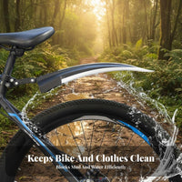 Front Rear Bike Mudguard Cycle Mud Flaps Adjustable Mountain Bike Splatter Guard for Trail Riding