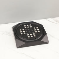 Modern Geometric Metal Ball Decorative Craft with Magnetic Base