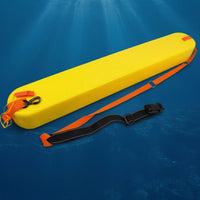Long-Lasting Two-Person Rescue Tube Lightweight Rescue Buoy with Strap for Swimmers, Swimming