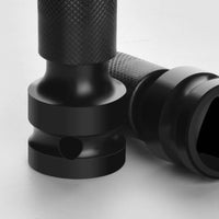 Knurled Grip Hex Square Adapter Spring-Loaded Hex to Socket Adapter Telescoping Sleeve Power Drill Socket Driver Adaptor Anti-Slip