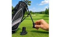 2 Pieces Stable Golf Bag Stand Replacement Feet Long-Lasting Golf Stand Bag Feet Wear-Resistant Pad Strong Grip for Golfers