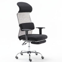 Ergonomic Design Reclining Highspine Chair with Footrest effortless Rolling Casters Reclining Task Chair with Footrest Adjustable Headrest Office Furniture sturdy Duty for Study Room, Studying
