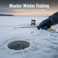 TEMU Ultra-Short Ice Fishing Rod for Winter Fishing