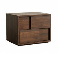 Modern Design Minimalist Nightstand Space-Saving Bedside Table With Drawers Bedroom Furniture Long-Lasting Construction for Homeowners, Interior Designers, Renters, Entryway, Home, Hallway, Living Room
