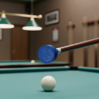 Super Blue Diamond Billiard Cue Tip 11mm for Pool Cues
