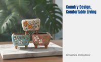Hand-Painted Korean Pot, Ceramic Nursery Container, Multiple Sizes, Random Pattern