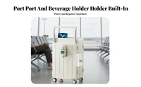 Built-in Combination Lock Multifunctional Luggage Wide Stable Handle Hardside Carry-on Lightweight Suitcase Organized Interior for Travelers, Vacatia Built-in Combination Lockrs, Business Professionals, Boarding Flights, Vacations, Airports