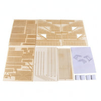 Hangar Model Kit Scale Hangar Building Kit Advanced for Hobbyists, Dioramas, Displays