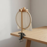 Wooden Embroidery Hoop Stand Hands Free Table Clamp Embroidery Stand