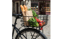 Rear Bike Basket Easy Installation Cycle Cargo Basket Waterproof Cover Included for Students, Commuters, Shopping, Delivery