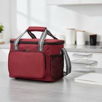Thermal Meal Carrier Large Capacity Oxford Cloth Lunch Chiller Portable Thermal Tote Waterproof Exterior Soft Chiller Tote