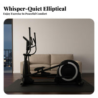 Elliptical Exercise Machine Quiet Commercial Elliptical Machine Full Body Workout Silent Cross for Home, Gym